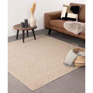 Vierkant vloerkleed Lush - beige 140x140 cm