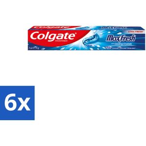 Colgate - Max Fresh - Cool Mint - Tandpasta - 100ml - Voordeelverpakking - 6 stuks