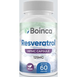 Boinca Resveratrol *Antioxidant* NAD booster - 500mg - maanddosering - vitaal ouder - healthy aging