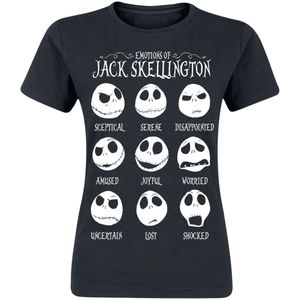 The Nightmare Before Christmas Disney - Jack Skellington Dames T-shirt - zwart - S