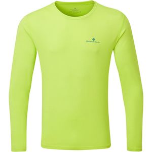 RonHill - Heren hardloopshirt - Lange mouwen - Lime - S