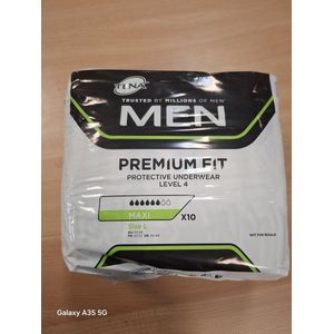 TENA Men Premium Fit Underwear Level 4 Large 10st (798306)