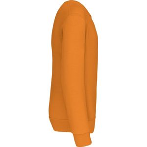 Sweatshirt Kind 8/10 Y (8/10 ans) Kariban Ronde hals Lange mouw Orange 80% Katoen, 20% Polyester