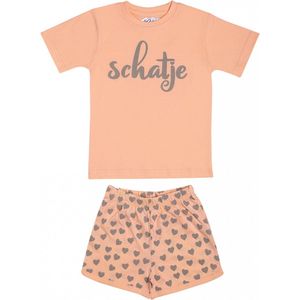 Fun2wear - Schatje Shortama - Peach Skin - maat 92