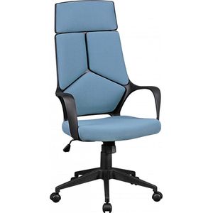Bureaustoel - Ergonomische bureaustoel - In hoogte verstelbaar - Zittijd 8 uur - Blauw