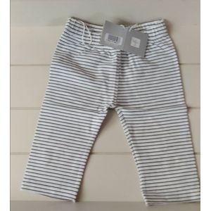 Babyface broekje grijs gestreept maat 62/68