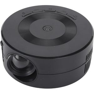 1080P Miniprojector Met Zelfde Schermfunctie - Ingebouwde Luidspreker - Draagbare Projector Met Optische Lens - Oogvriendelijke Ondersteuning - Mobiele Macht - Openluchtprojector