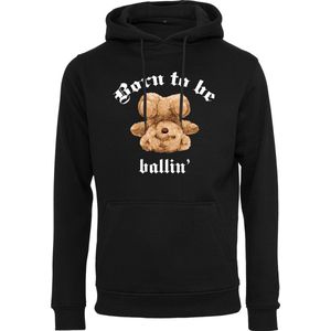 Heren Hoodies met Ballin Est. 2013 Born To Be Hoodie Print - Zwart - Maat 3XL