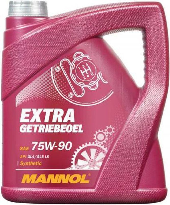 Mannol Extra | 75W-90 | GL-4 / GL-5 LS | Synthetische Versnellingsbakolie | 4 Liter