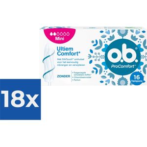 OB ProComfort Mini 16 stuks - Voordeelverpakking 18 stuks