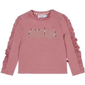Dirkje-Meisjes T-shirt ls-Mauve