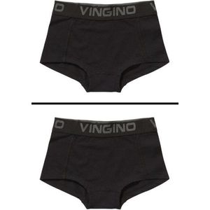 Vingino 2P Meisjes Shorts - Zwart - 98/104