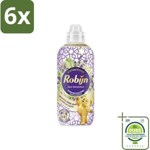 Robijn – Wasverzachter – Intense Spa Sensation – 765 ml - Voordeelverpakking - 6 stuks - Wasverzachter - Eucalyptus