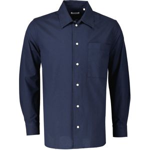 Knowledge Cotton Overhemd - Slim Fit - Blauw - M
