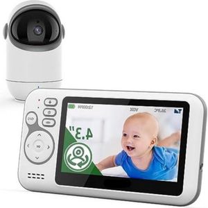 Babyfoon Met Camera En App - Nachtzicht Voor Optimale Veiligheid - Beste Baby Monitor - Draadloze HD-Camera - Gebruiksvriendelijke App Voor Gemak