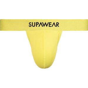 SUPAWEAR Neon Thong Cyber Lime - MAAT S - Heren Ondergoed - String voor Man - Mannen Thong