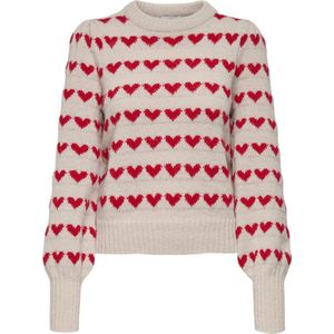 Jacqueline de Yong - Jdysigrid Life On Puff - Trui - Cement