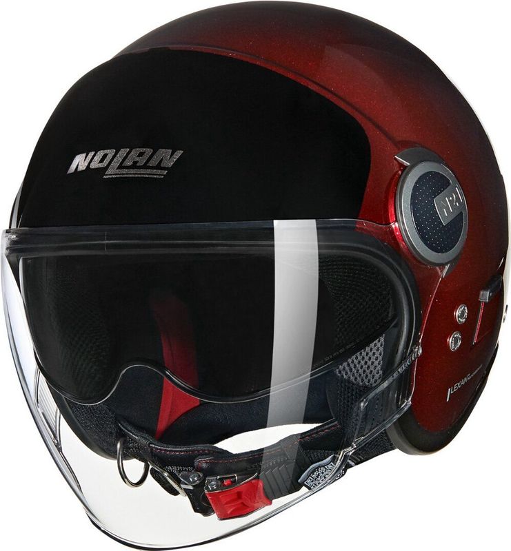 Nolan - N21 Visor 06 Verniciatura Speciale - Jethelm - Rood Zwart Glossy