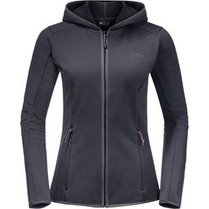 Jack Wolfskin Baiselberg Hooded FZ Outdoorvest voor Dames - Maat S