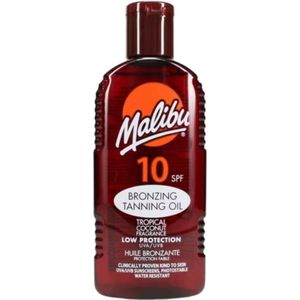 Malibu - Bronzing Tanning Oil - Bruin - SPF 10 - 200 ml