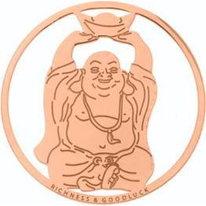 iMenso ""BUDDHA RICHNESS & GOODLUCK"" COVER INSIGNIA 33-0772 (925/ROSEGOLD-PLATED)