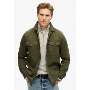 Superdry - The Merchant Store - Overshirt met visgraatmotief - Heren - Lange mouwen shirts