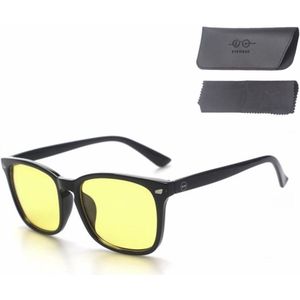 LC Eyewear - Nachtbril - Computerbril - Blauw Licht Bril Zonder Sterkte - Beeldschermbril voor Auto of Motor