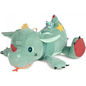 Lilliputiens - Grote Knuffel Schattenbewaarder Joe De Draak - Voorzien Van Vak Binnenin Zijn Mond Om Kleding, Knuffels En Geheimpjes In Te Bewaren - Knuffel Is 90 Cm En Volledig Bekleed Met Gerecycled Polyester - Geschikt Vanaf 6 Maanden