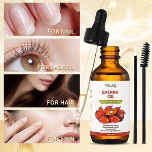 Batana Olie Wimperserum 60 ml - Eye Lash Serum 60 ml - 2 Stuks in Verpakking - Wimper Groei - Met Applicator - Voordeelverpakking - Eye Lash Enhancer