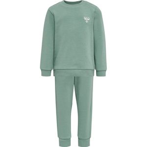 Hummel - hmlSANTO CREWSUIT - Trainingspak - Biologisch Katoen - Zwart