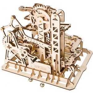 3D-puzzel Knikkerbaan hout bruin 227-delig