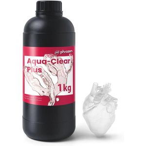 Glasheldere 3D Printer Hars – 405nm Standaard Resin voor LCD, MSLA, DLP – Eenvoudig te Printen, Transparant (1kg)