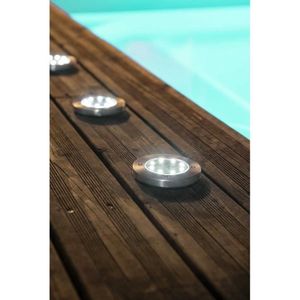 Inbouwspot - GALIX - G4525 - RVS 8 LED SMD
