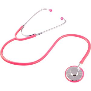 Hospitrix Stethoscoop Medisch Basic Enkelzijdig Roze - MDR Gecertificeerd - Verpleegkundige Accessoires - Verpleegkundige Cadeau
