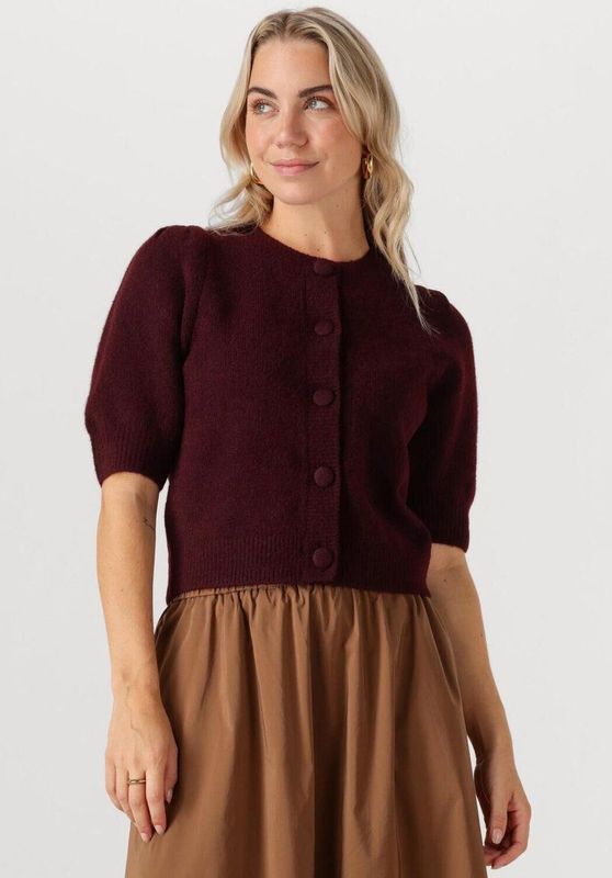 Notre-V - NV-GOLDA - Gebreide Trui - Bordeaux - Dames