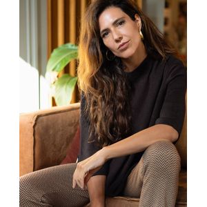 Je m'appelle Dames Trui - Bruin - Maat XXL