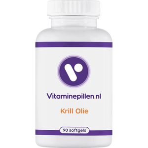 Vitaminepillen.nl | Krill Olie - Softgels - 90 stuks - Het helpt om het LDL-cholesterol te verlagen en het HDL-cholesterol te verhogen. Ontstekingsremmend. Anti oxidant.Vermindert mogelijke ontstekingen van gewrichten. Ondersteunt het hart.