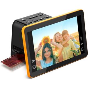 Fotoscanner – Foto digitaliseren – Digitale foto scanner met 18 cm LCD-scherm – Negatiefscanner – Negatieven - Diascanner