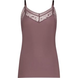 Ten Cate - Secrets Spaghetti Top Lace Mauve - maat XL - Paars