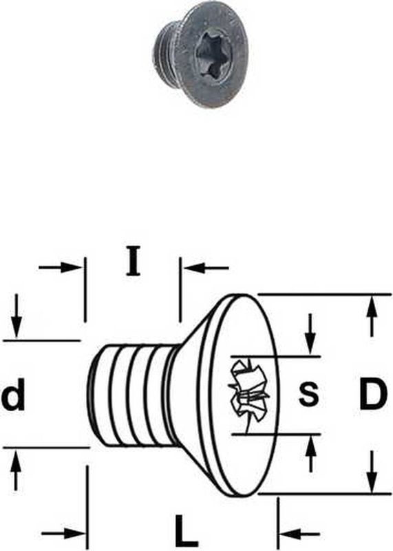 CMT - Conische torx bout - Snijgereedschappen