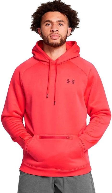 Under Armour Fleece Pro Kanga Hoodie Rood L / Regular Man