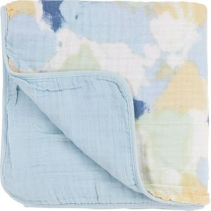 Meyco Tie-Dye multidoek - Hydrofiel - Light Blue - 120x120 cm