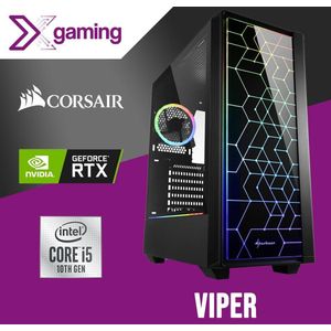 VIPER Game PC Intel i5 10400, GeForce RTX2060, 16GB, 1TB NVME SSD