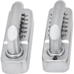 Mechanische Knop Toetsenbordvergrendeling Dubbelzijdig Handvat - Smeedijzeren Hek Home Gate - Beveiliging Lock .