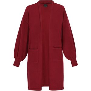 DreiMaster - Classic - Gebreid Vest - Bourgogne