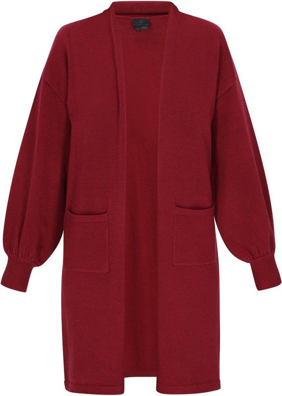 DreiMaster - Classic - Gebreid Vest - Bourgogne