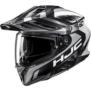 HJC - RPHA 60 - Adventure Helm - Zwart Wit Zilver - Glasvezel