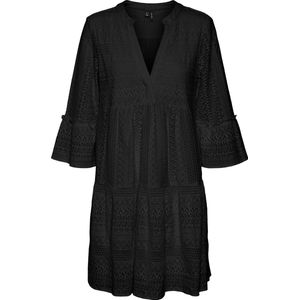 VERO MODA VMHONEY LACE 3/4 V-NECK TUNIC WVN Dames Tuniek - Maat XS