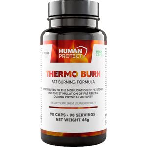 Human Protect - Thermo Burn - 90 caps - 90 doseringen - Fatburner - Fat burner - Vetverbrander
