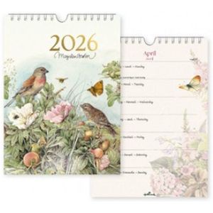 Marjolein Bastin Weekkalender 2026 Vogel